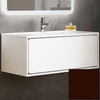 Тумба с раковиной SanVit Бруно-1 100 kbruno1100 в цвете Ral подвесная Шоколад Тумба с раковиной SanVit Бруно-1 100 kbruno1100 в цвете Ral подвесная Шоколад