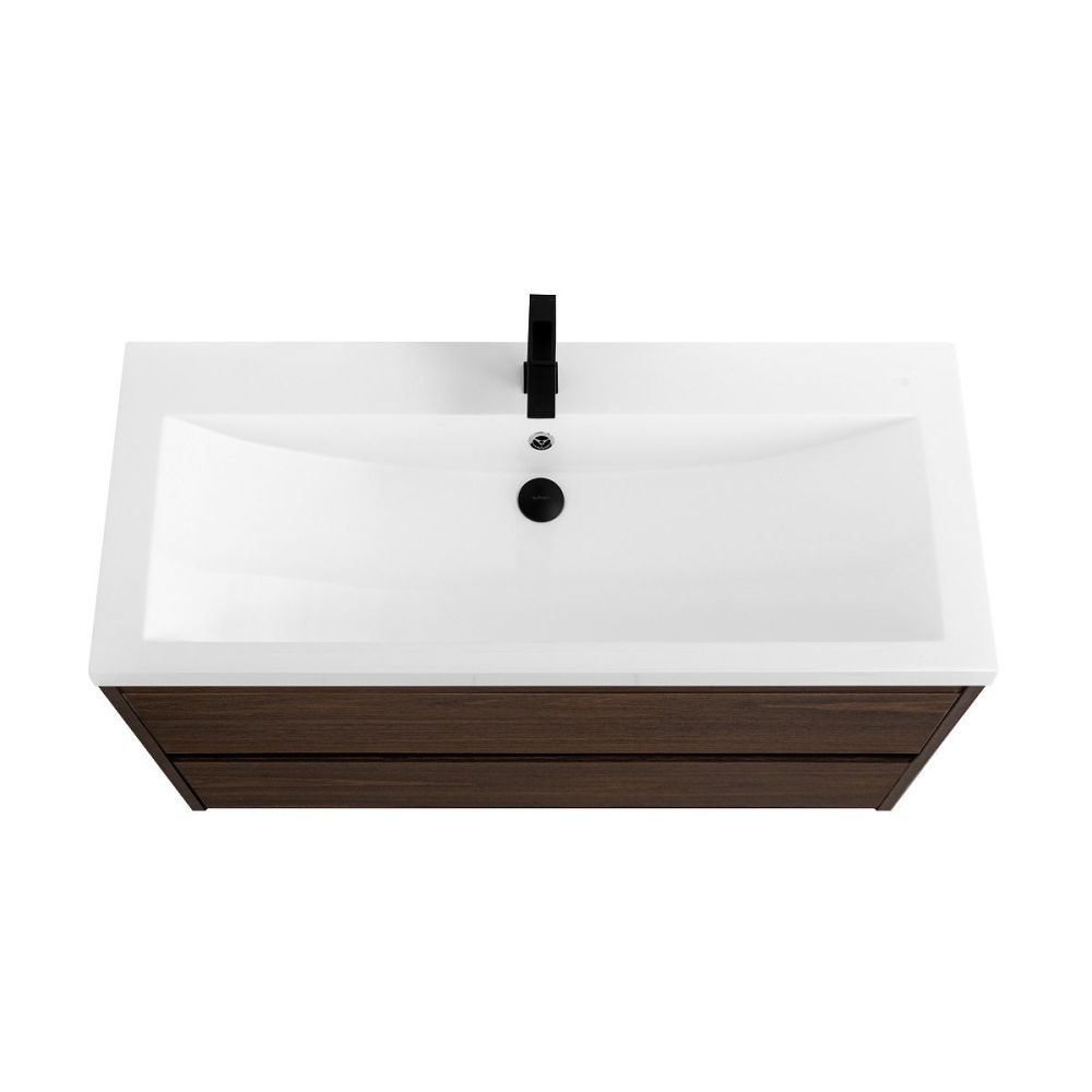 FAMILY-M База под раковину подвесная с двумя выкатными ящиками, Bourbon Oak 900x480x550, Family-M-900-2C-SO-BO, артикул Family-M-900-2C-SO-BO