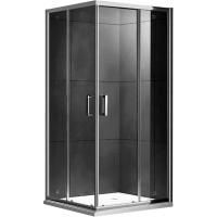 Душевой уголок Gemy Victoria 80x80 квадратный профиль Хром стекло прозрачное Душевой уголок Gemy Victoria 80x80 квадратный профиль Хром стекло прозрачное