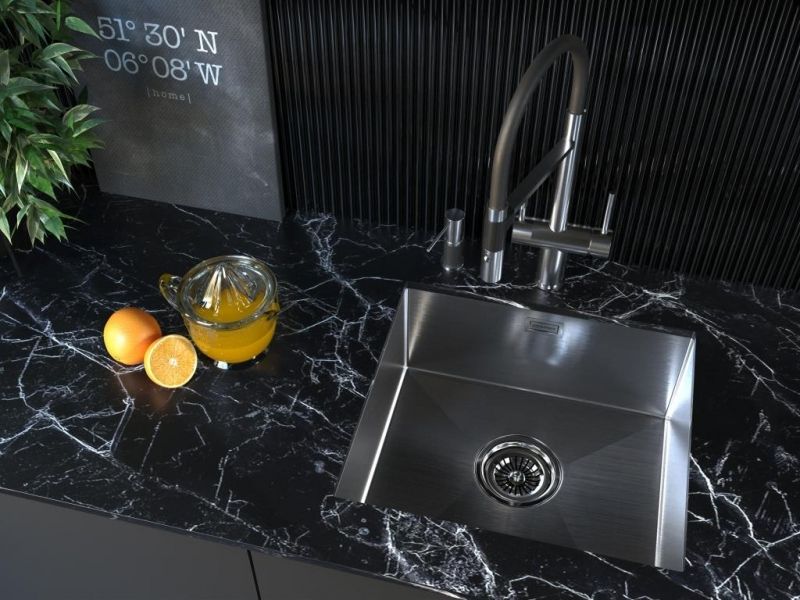 Кухонная мойка Paulmark Weser 48 PM804844-BS Брашированная сталь