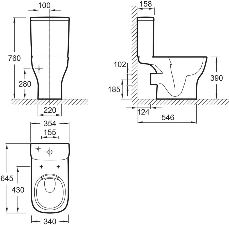 Бачок Jacob Delafon ETE212-00