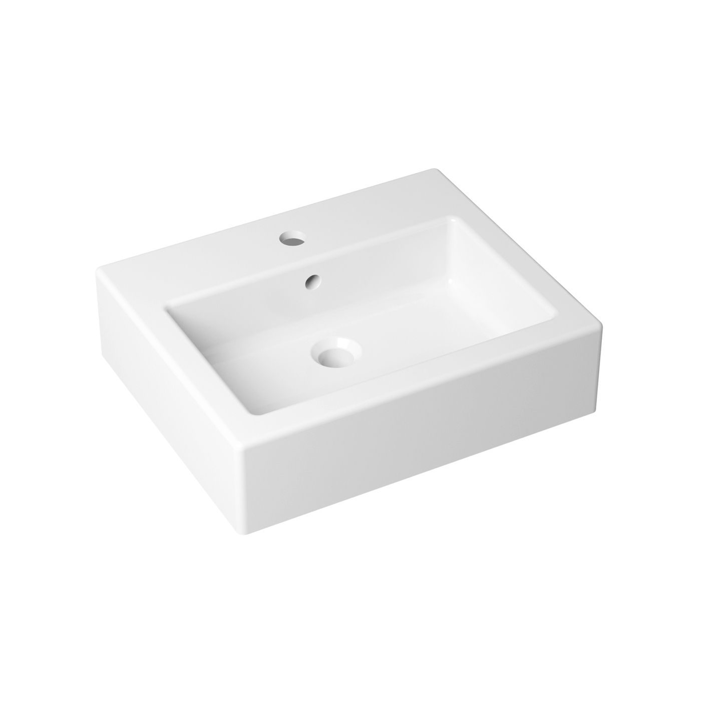 Раковина накладная для ванной комнаты Lavinia Boho Bathroom Sink 33311014, умывальник из фарфора, ширина 50.5 см