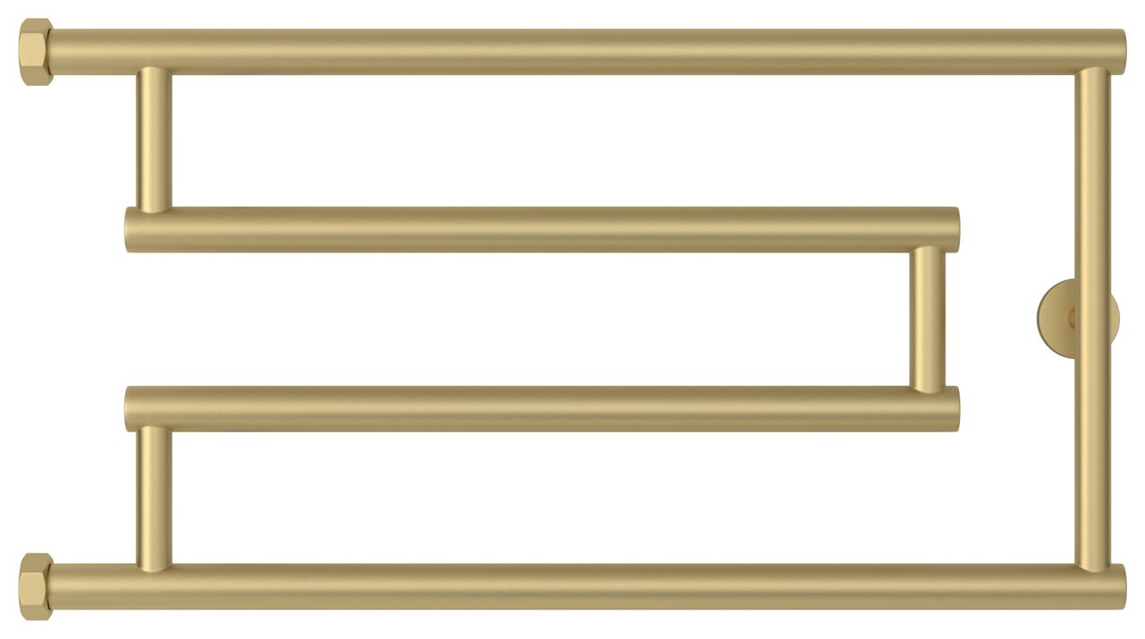 Полотенцесушитель водяной High-Tech model "G+" 320х650 (Матовая шампань)