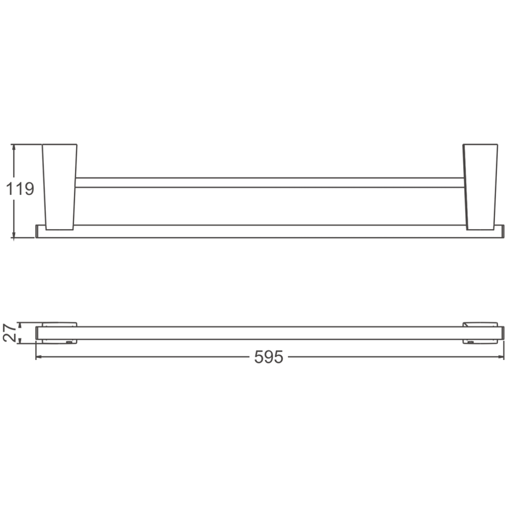Полотенцедержатель BELZ B91509, белый, артикул B91509