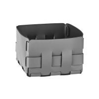 Colombo Adj Корзинка Mini Bottega, 19x19H13 см, цвет: серый/черный Colombo Adj Корзинка Mini Bottega, 19x19H13 см, цвет: серый/черный