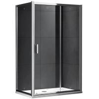 Душевой уголок Gemy S30191D-A80 110х80 профиль Хром стекло прозрачное Душевой уголок Gemy S30191D-A80 110х80 профиль Хром стекло прозрачное
