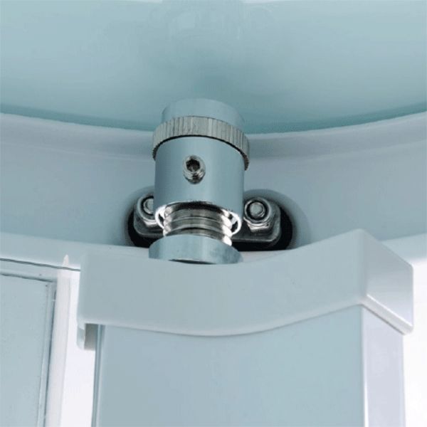 Душевая кабина Orans EW-112 100x100 с гидромассажем профиль Белый задние стенки Белые