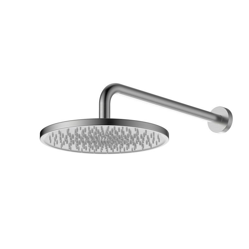 RELAX-HS-01 Верхний душ с кронштейном и креплением к стене, хром, артикул RELAX-HS-01