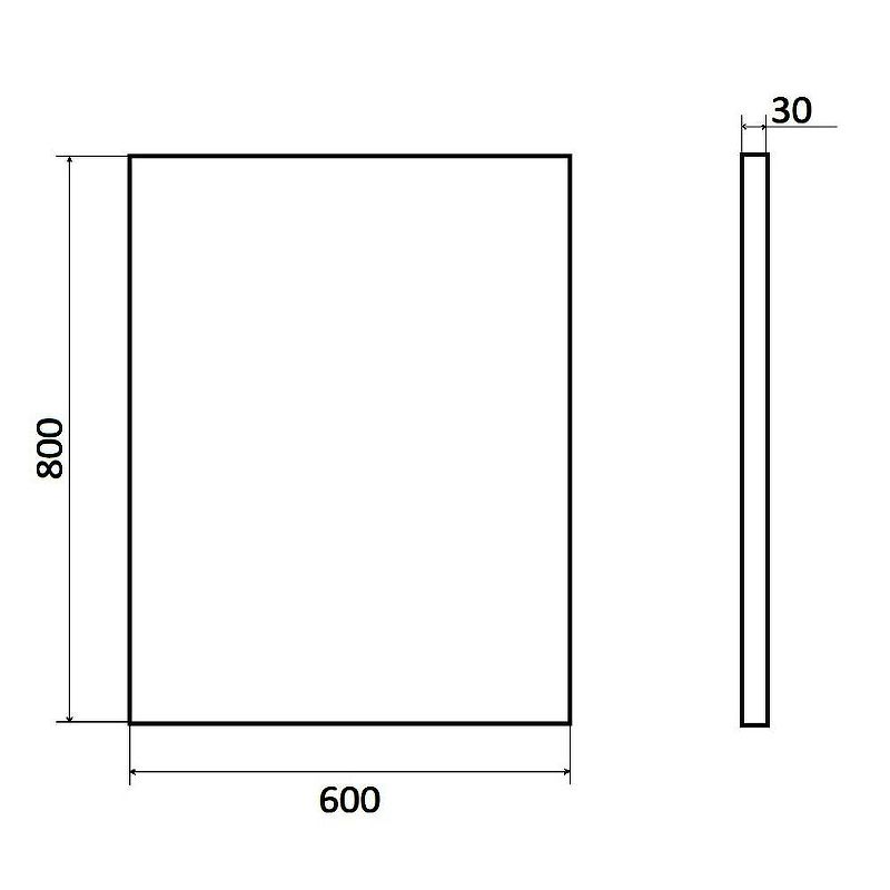 Зеркало Orange Line 60 Li-60ZE с подсветкой с сенсорным выключателем