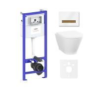 Комплект 6 в 1 Lavinia Boho Elegant Rimless 87561079, премиум со стеклянной клавишей