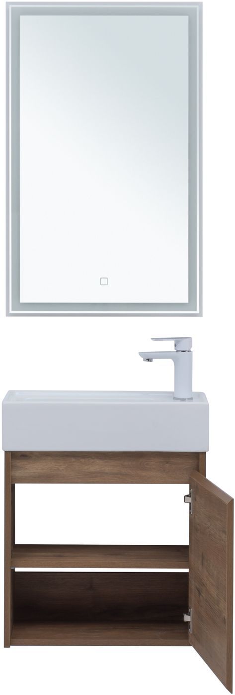 Мебель для ванной Aquanet Nova Lite 50 дуб рустикальный (с дверецей) Мебель для ванной Aquanet Nova Lite 50 дуб рустикальный (с дверецей)