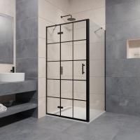 Душевой уголок RGW PA-77B L (PA-07B L + Z-050-2B + держатель O-204) (1200x1000, Прозрачное)