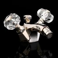 Devon&Devon Excelsior Gemstone Смеситель для биде на 1 отв., донный клапан. Цвет: блестящий никель.