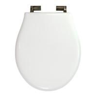 IMPERO Крышка/сиденье унитазa, с системой Microlift, цвет Laccato Bianco /бронза (NEW)