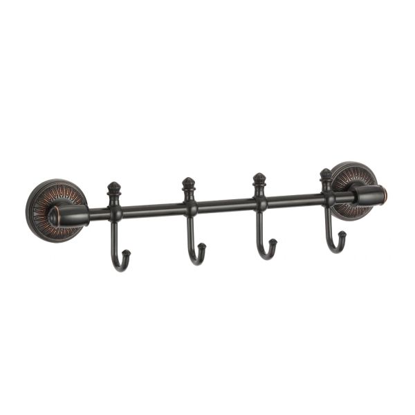 Планка с крючками Savol S-006674H, черный