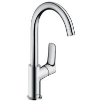 Смеситель для кухни, Hansgrohe, Logis M31, тип открывания воды-однорычажный, тип регулирования воды-керамический картридж, монтаж-на раковину/столешницу, отверстия для монтажа-1, высота, мм-332, вынос излива, мм-145, тип излива-поворотный, тип подводки-ги Смеситель для кухни, Hansgrohe, Logis M31, тип открывания воды-однорычажный, тип регулирования воды-керамический картридж, монтаж-на раковину/столешницу, отверстия для монтажа-1, высота, мм-332, вынос излива, мм-145, тип излива-поворотный, тип подводки-ги