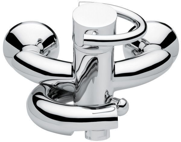 Смеситель Twist для ванной, цвет хром