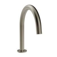 Gessi Emporio Via tortona Излив для умывальника, средняя длина, без донного клапана, цвет: Finox Brushed Nickel