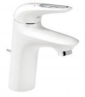 Смеситель для раковины GROHE Eurostyle new с донным клапаном и энергосберегающим картриджем, белая луна (23374LS3) Смеситель для раковины GROHE Eurostyle new с донным клапаном и энергосберегающим картриджем, белая луна (23374LS3)