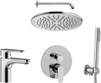 Набор смесителей Paffoni Green 5 в 1 (сет 9) (с внутренней частью)