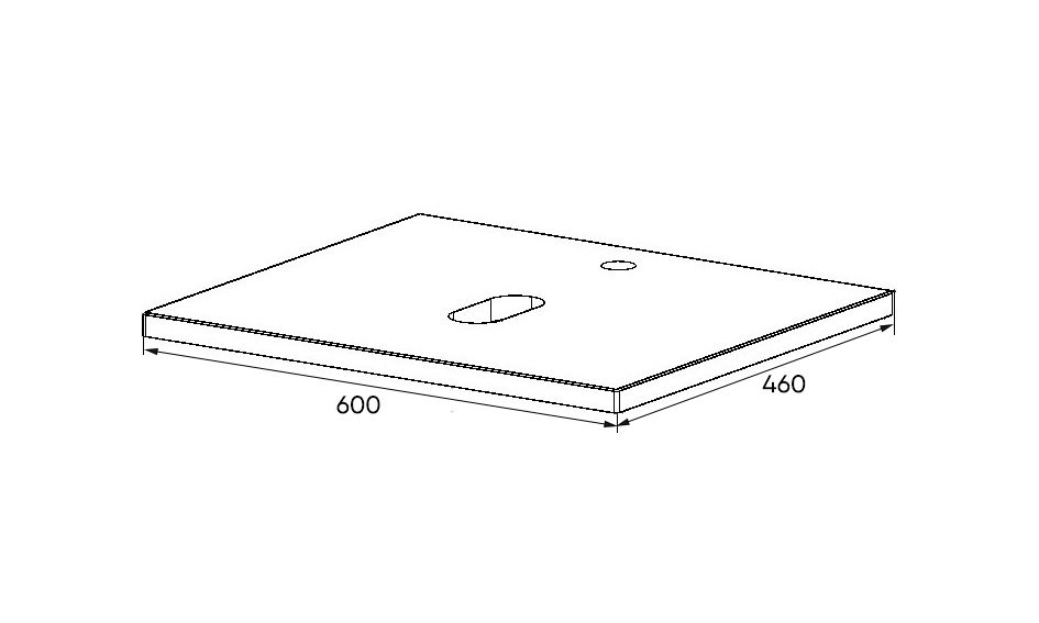 Столешница VIANT "Neo" (VNEO60ON-STMDF), артикул VNEO60ON-STMDF
