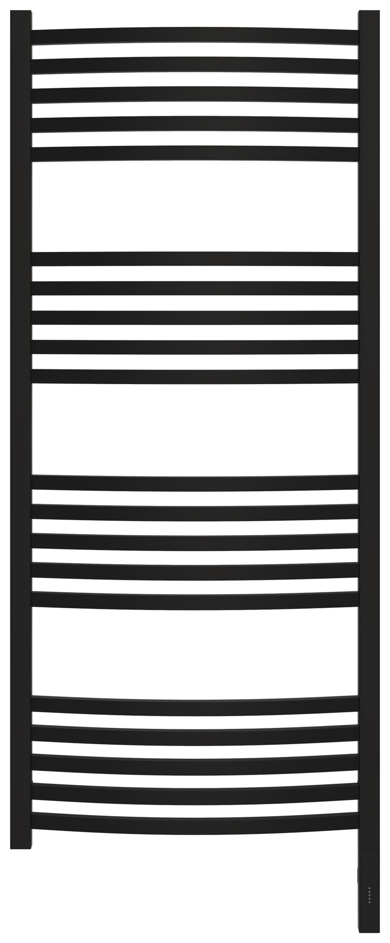 Полотенцесушитель электрический АРКУС 3.0 1200х500 МЭМ правый (Матовый чёрный)