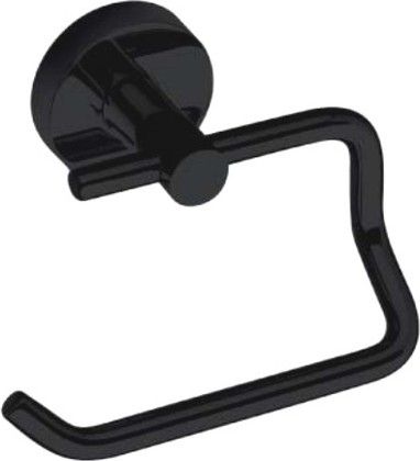 Держатель DARK для туалетной бумаги  без крышки 140x95x90мм, черный