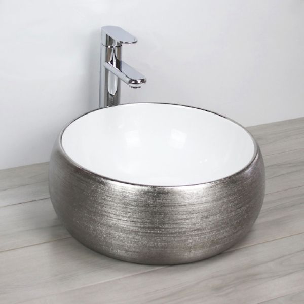 Раковина Melana 40 MLN-A373L Белая, Золото