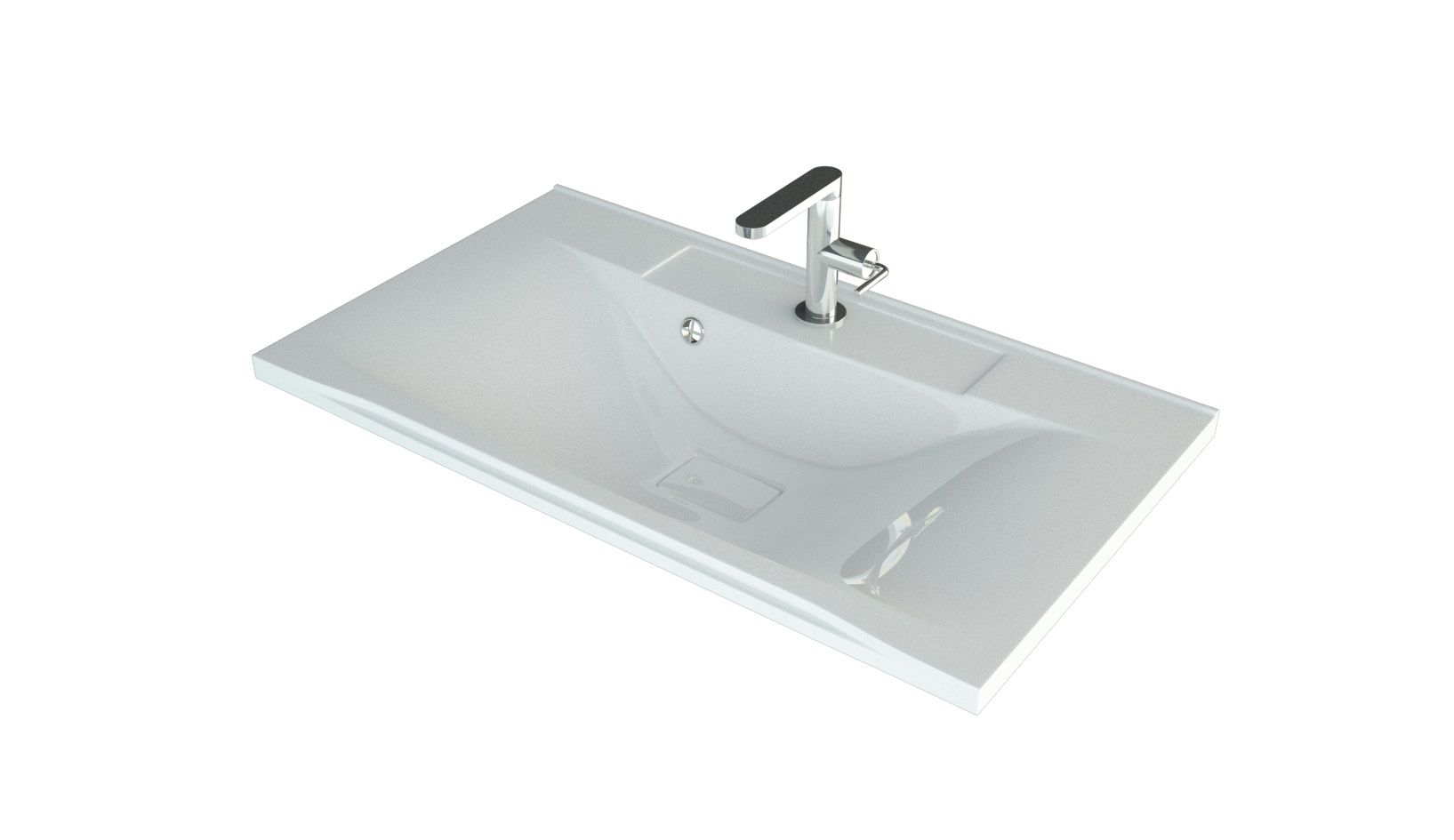 Тумба "Абигель 80", 2 дв., серый / цемент, Milen 80 / км