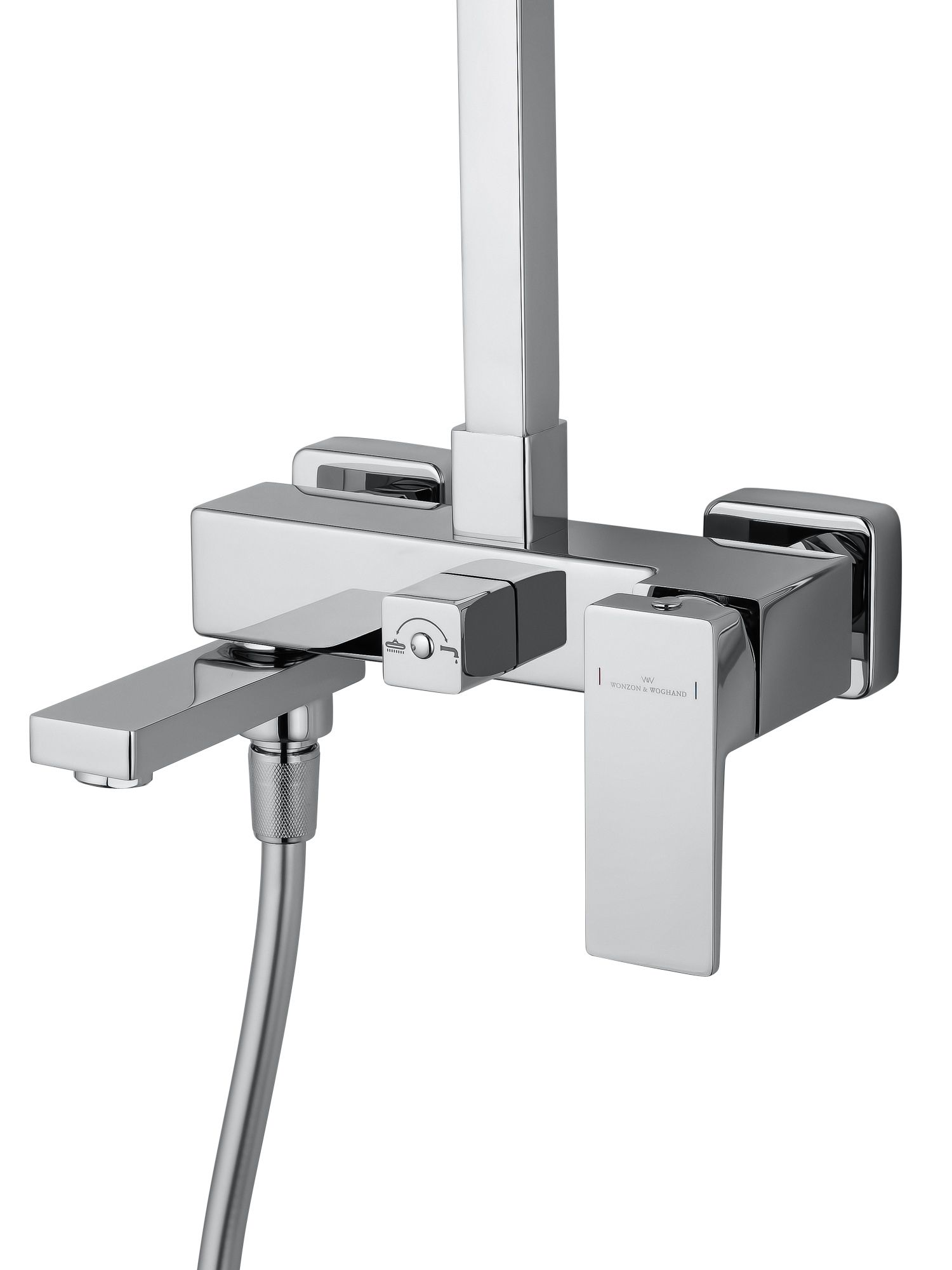 Душевая система WONZON & WOGHAND CUBE 2.0, Хром (WW-88047068-CR)