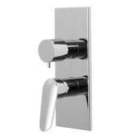 Fima Carlo Frattini Spot Смеситель для душа, встраиваемый, с переключателем на 2/3 источника, цвет: хром