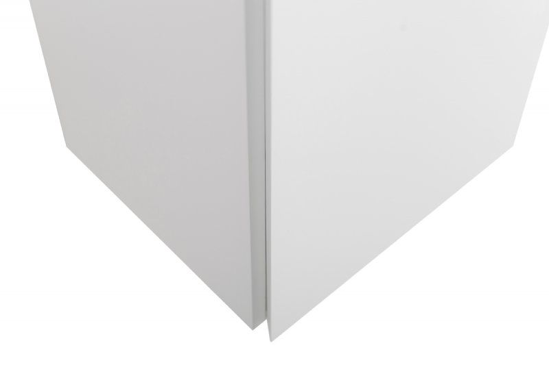 KRAFT Шкаф подвесной с фрезер. ручк. с торца фасада с 1 распашн. дверцей доводч.,с 2 пол-ми,универ.,330x300x1600,Темно-Серый Мат.KRAFT-1600-1A-SC-GSO, артикул KRAFT-1600-1A-SC-GSO