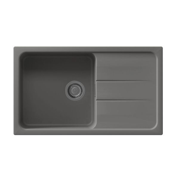Кухонная мойка Florentina СПЕЦИЯ 17.060.D0860.307, серый шёлк