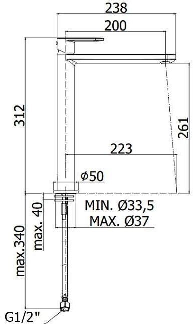 Смеситель для раковины Paffoni Candy CA081CR