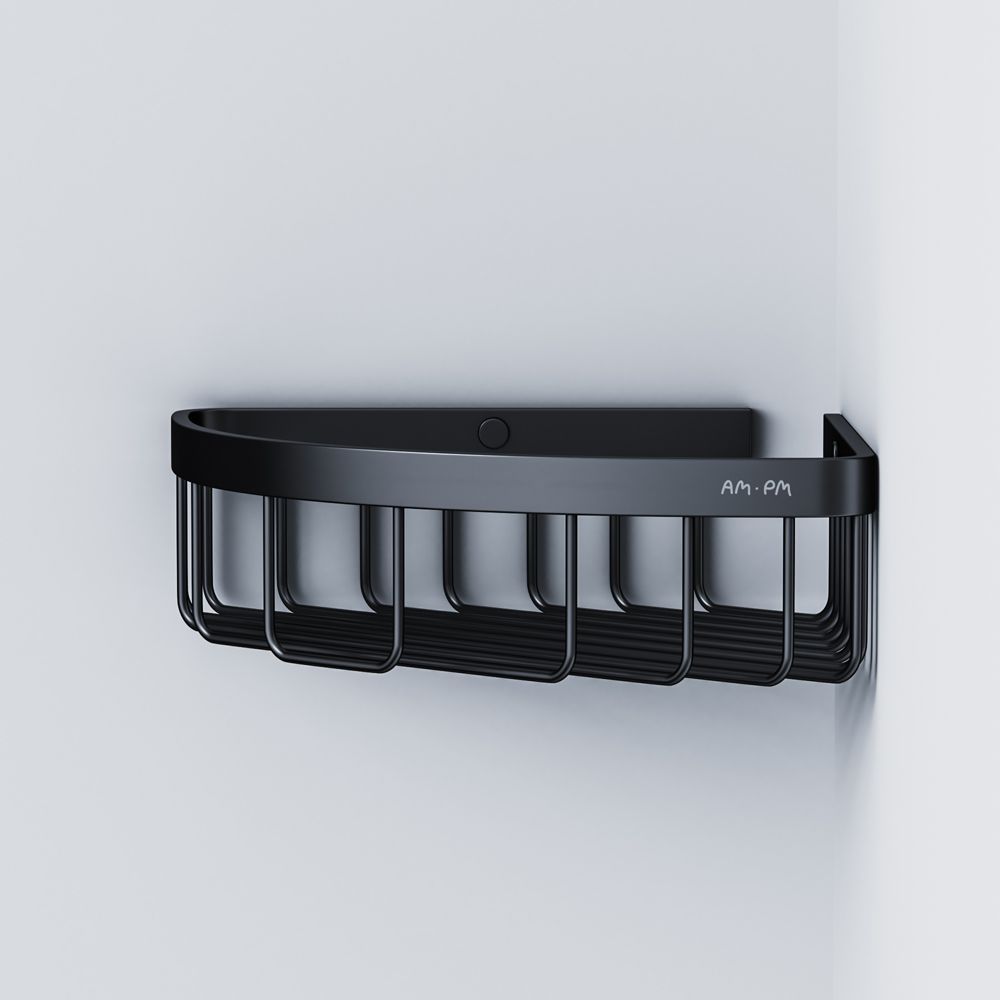 A7452122 Sense L Корзина для душа угловая, черный A7452122 Sense L Корзина для душа угловая, черный