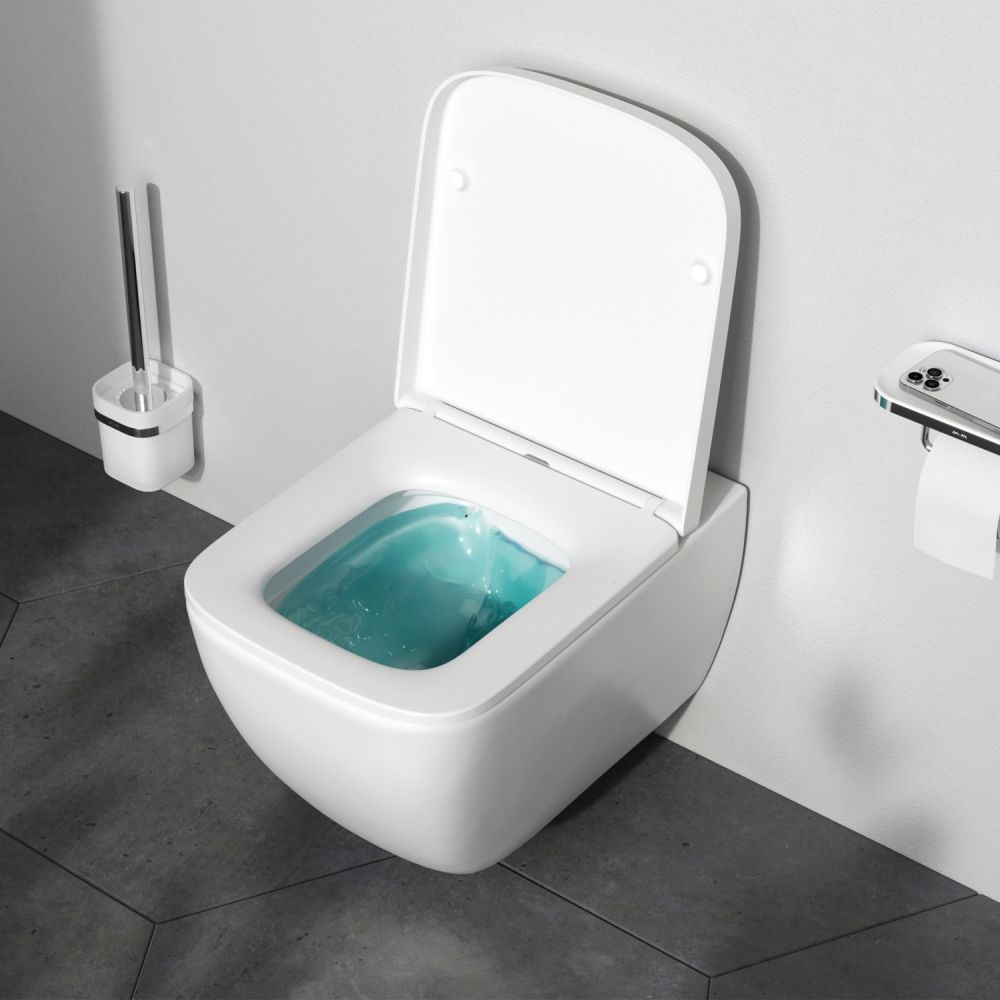 C901701SC Gem подвесной унитаз FlashClean с сиденьем микролифт C901701SC Gem подвесной унитаз FlashClean с сиденьем микролифт