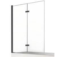 Шторка для ванны NEW TRENDY NEW SOLEO BLACK 100 см P-0041 L (черный)