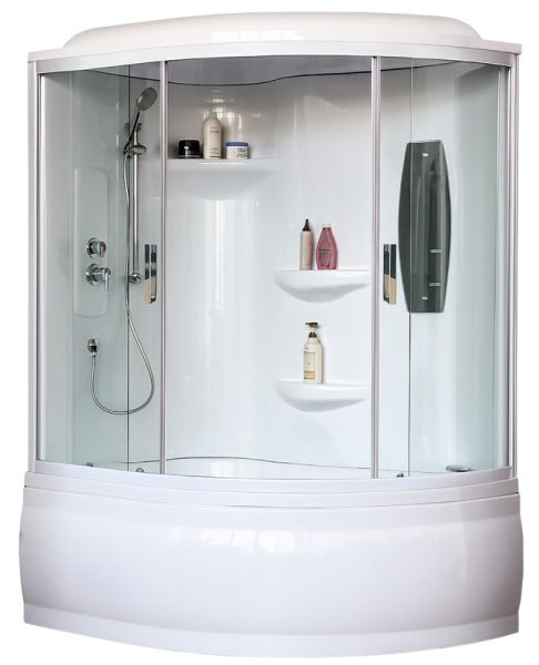 Душевая кабина Royal Bath RB 150ALP-T (прозрачное) левая без гидромассажа