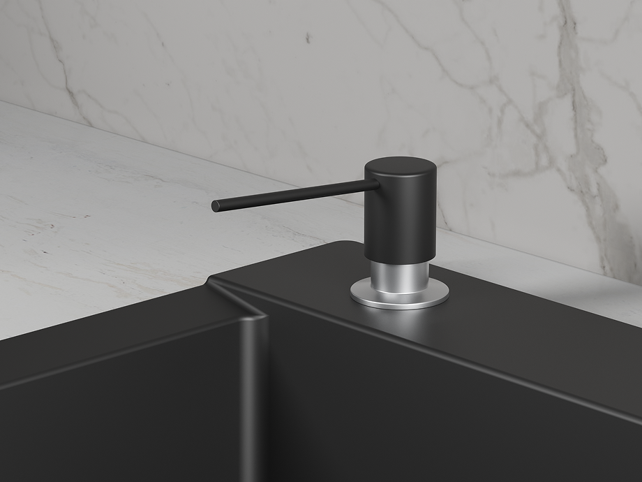 Дозатор для кухонной мойки GRANULA (22PD, ТУРМАЛИН), артикул 22PD, ТУРМАЛИН