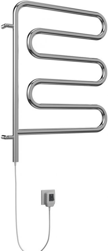 Электрический полотенцесушитель Terminus Ш-образный 450x570 4620768883958 поворотный Хром, артикул 4620768883958