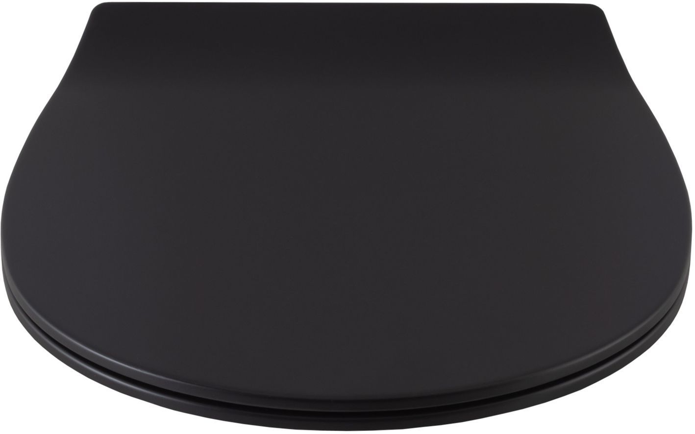 Крышка-сиденье для унитаза Allen Brau Fantasy Smartfix, Soft-Close 4.11005.31 черный матовый, артикул 4.11005.31