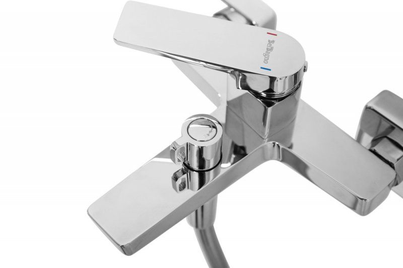 ARDENTE Смеситель для ванны и душа в комплекте с ручным душем, шлангом и держателем, хром ARDENTE-VASM-CRM, артикул ARDENTE-VASM-CRM