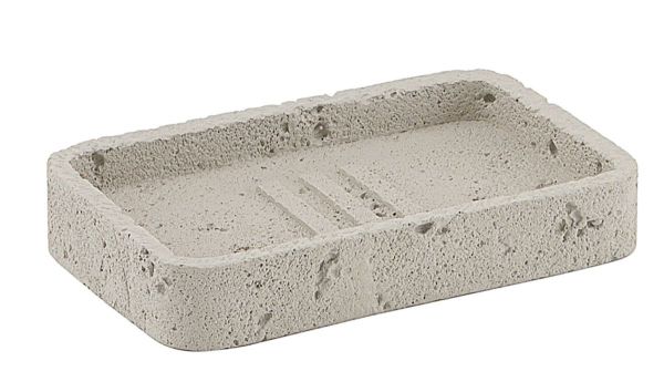 Gedy Ginevra, настольная мыльница, цвет серый