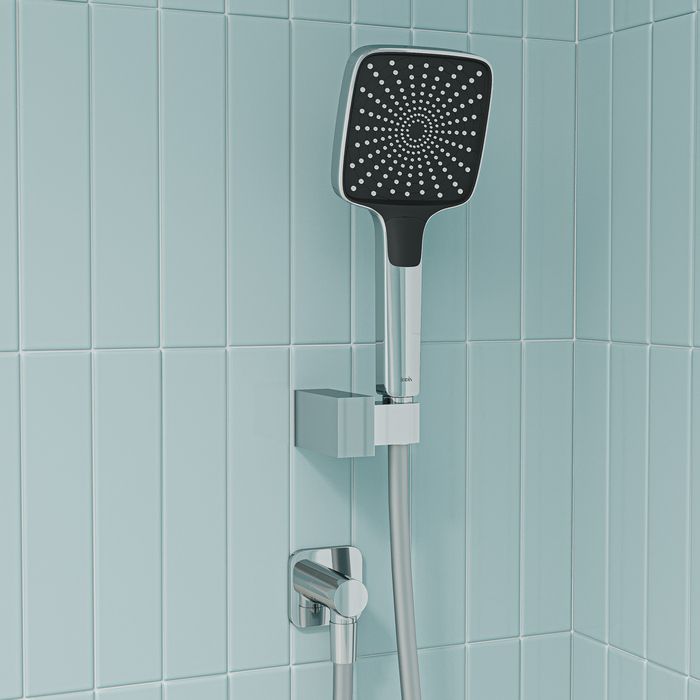 Встраиваемая система с тропическим, ручным душем и изливом, глянцевый хром, Parker, IDDIS, PARSB03i68, артикул PARSB03i68