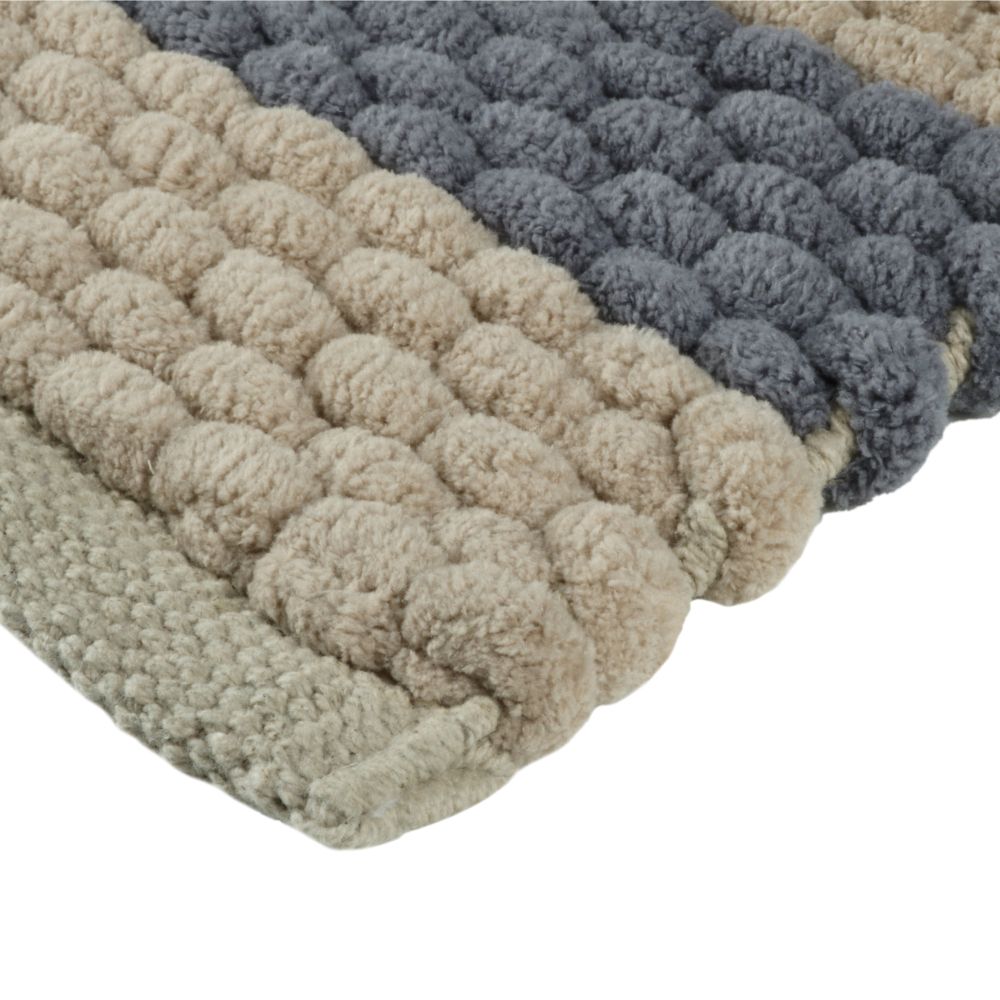 Коврик для ванной комнаты FIXSEN AMBER FX-8040W, синий/бежевый, артикул FX-8040W