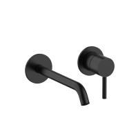 Смеситель для раковины, Fantini, Nostromo Small, тип открывания воды-однорычажный, тип регулирования воды-керамический картридж, монтаж-настенный встраиваемый, отверстия для монтажа-2, высота, мм-104, вынос излива, мм-200, тип излива-неподвижный, донный к