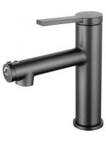 Смеситель для раковины с функцией полоскания WONZON & WOGHAND, Темный графит (WW-H1017-BGG)