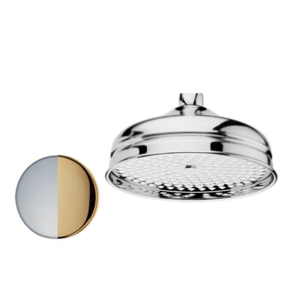 Верхний душ (без кронштейна) Fiore 30CO8609, хром/золото