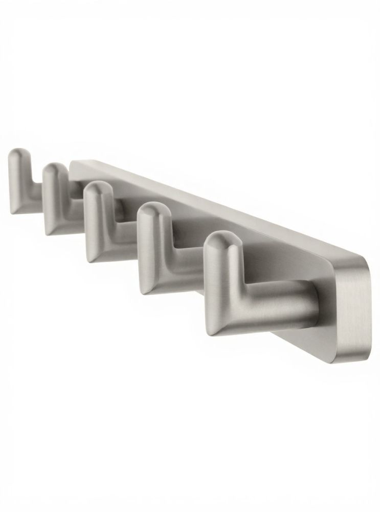 Вешалка с 5 крючками для ванной WONZON & WOGHAND GRAFFITY, Брашированный никель (WW-9355-BN)