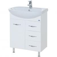 Тумба под раковину Bellezza Стелла 65 4636010140014 3 ящика Белая